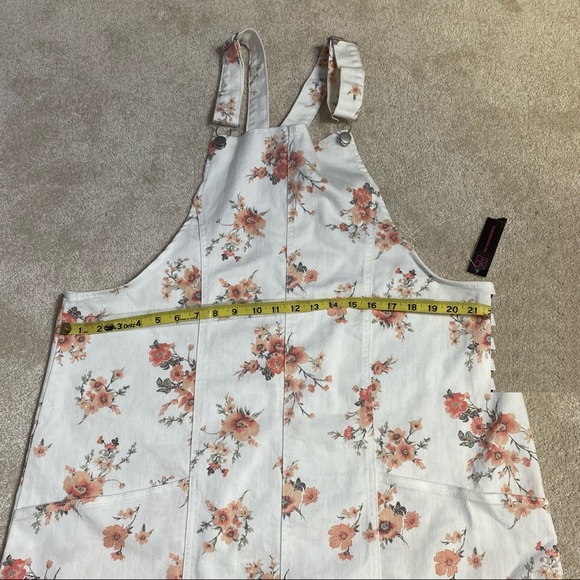 New floral boho pinafore  jumper dress size 3x - Picture 9 of 11